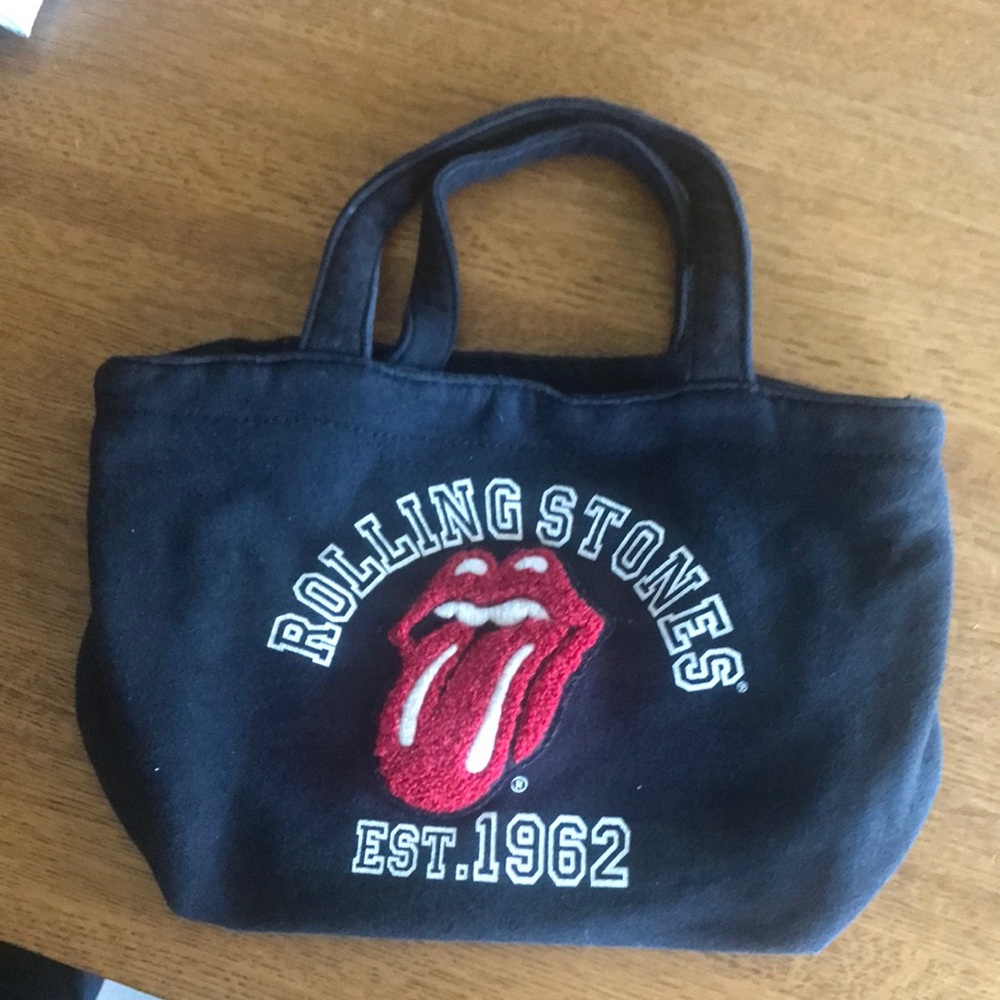 the Rolling Stones Black Mini Bag